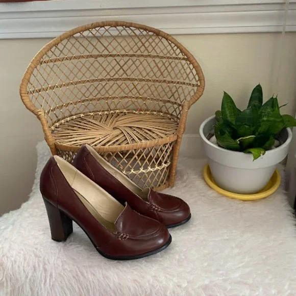 Maripe Madrid heeled loafers 6M - Picture 7 of 7